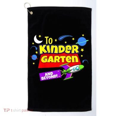 Kids To Infinity And Beyond Back To School Kindergarten Golf Towel