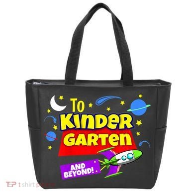 Kids To Infinity And Beyond Back To School Kindergarten Tote Bag