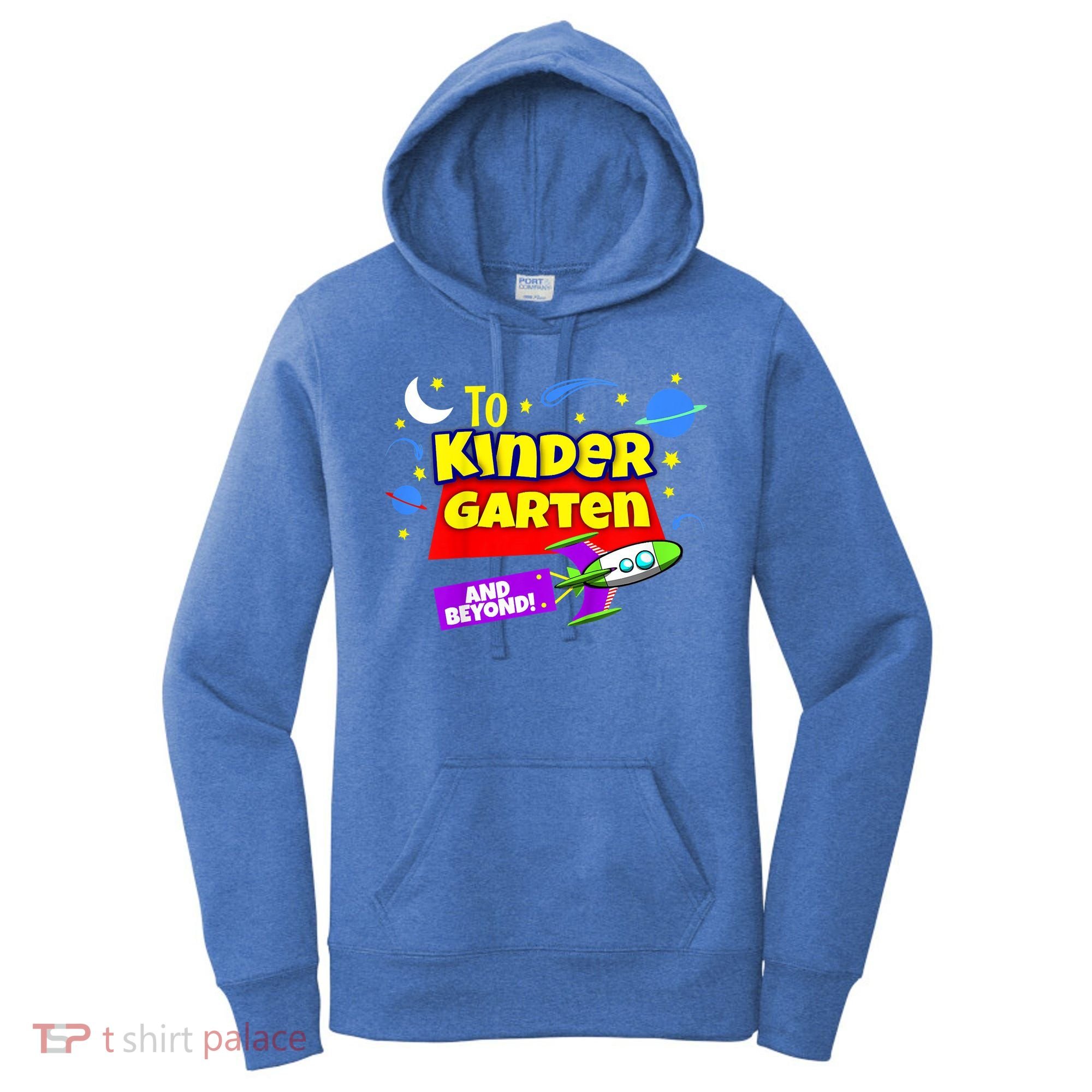 Kids To Infinity And Beyond Back To School Kindergarten Women's Hoodie
