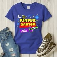 Kids To Infinity And Beyond Back To School Kindergarten Women's T-Shirt thumb 3