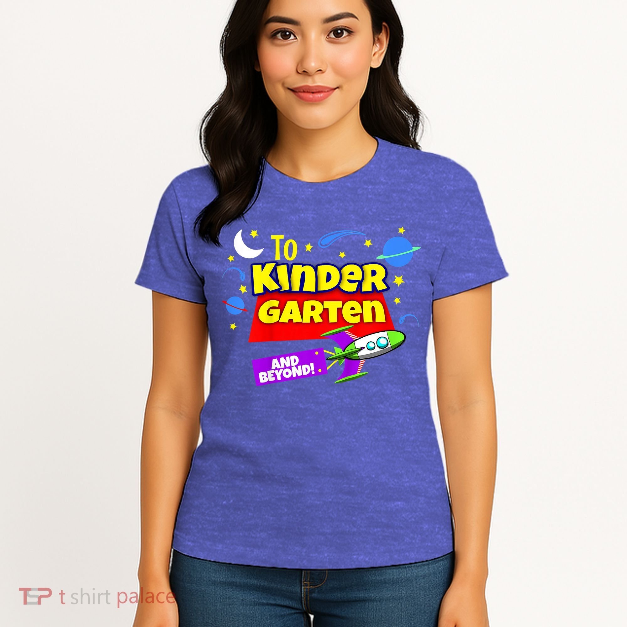 Kids To Infinity And Beyond Back To School Kindergarten Women's T-Shirt