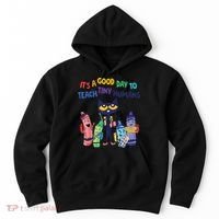 Kindergarten Teacher It's A Good Day To Teach Tiny Humans Funny Gift Hoodie thumb 0