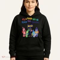 Kindergarten Teacher It's A Good Day To Teach Tiny Humans Funny Gift Hoodie thumb 5