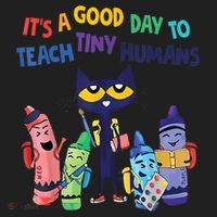 Kindergarten Teacher It's A Good Day To Teach Tiny Humans Funny Gift Beanie thumb 2