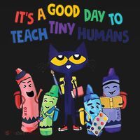 Kindergarten Teacher It's A Good Day To Teach Tiny Humans Funny Gift Women's Hoodie thumb 2