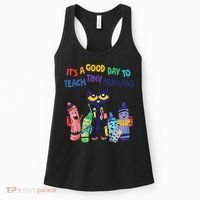 Kindergarten Teacher It's A Good Day To Teach Tiny Humans Funny Gift Women's Tank Top thumb 0