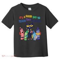 Kindergarten Teacher It's A Good Day To Teach Tiny Humans Funny Gift Toddler T-Shirt thumb 0