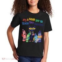 Kindergarten Teacher It's A Good Day To Teach Tiny Humans Funny Gift Kids T-Shirt thumb 2