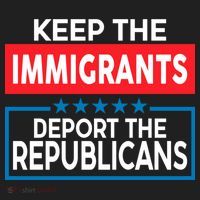 Keep The Immigrants Deport The Republicans Women's Sweatshirt thumb 2