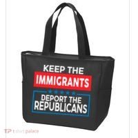 Keep The Immigrants Deport The Republicans Tote Bag thumb 3