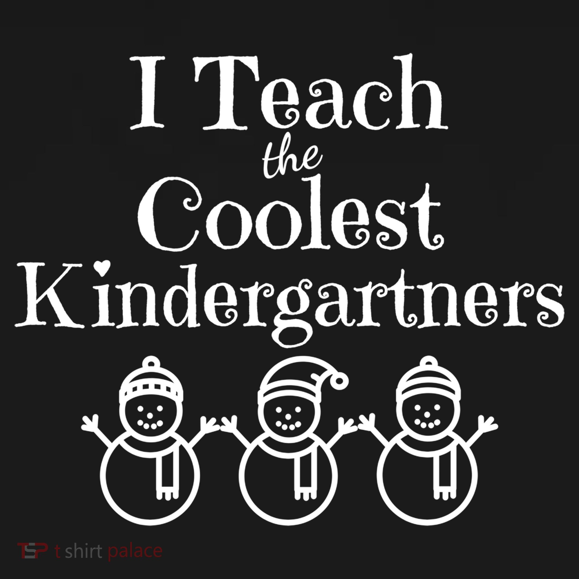 Kindergarten Teacher I Teach Coolest Kindergartners Snowman Women's Tank Top