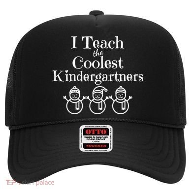 Kindergarten Teacher I Teach Coolest Kindergartners Snowman Hat