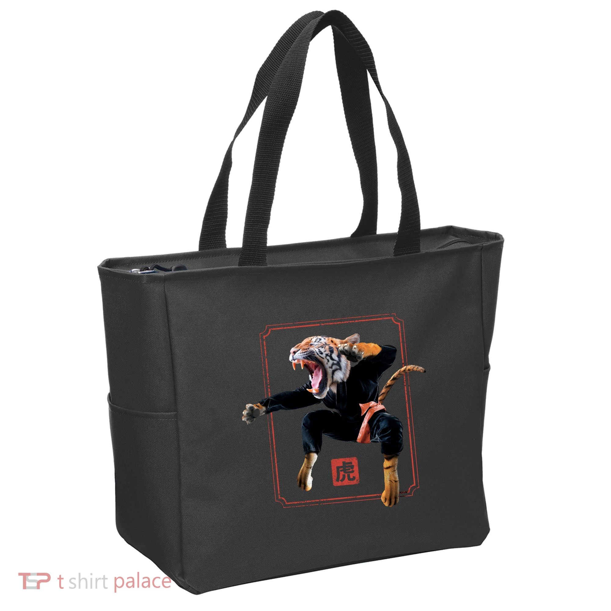 Kungfu Tiger Tote Bag