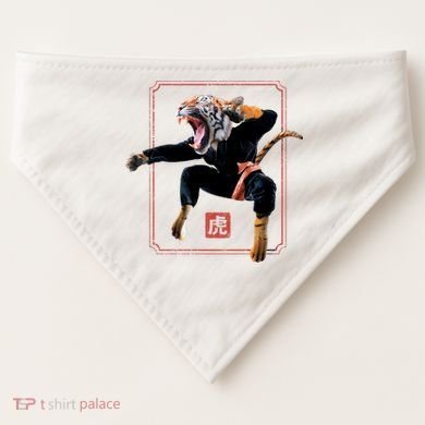 Kungfu Tiger USA-Made Doggie Bandana