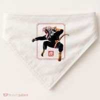 Kungfu Tiger USA-Made Doggie Bandana thumb 0