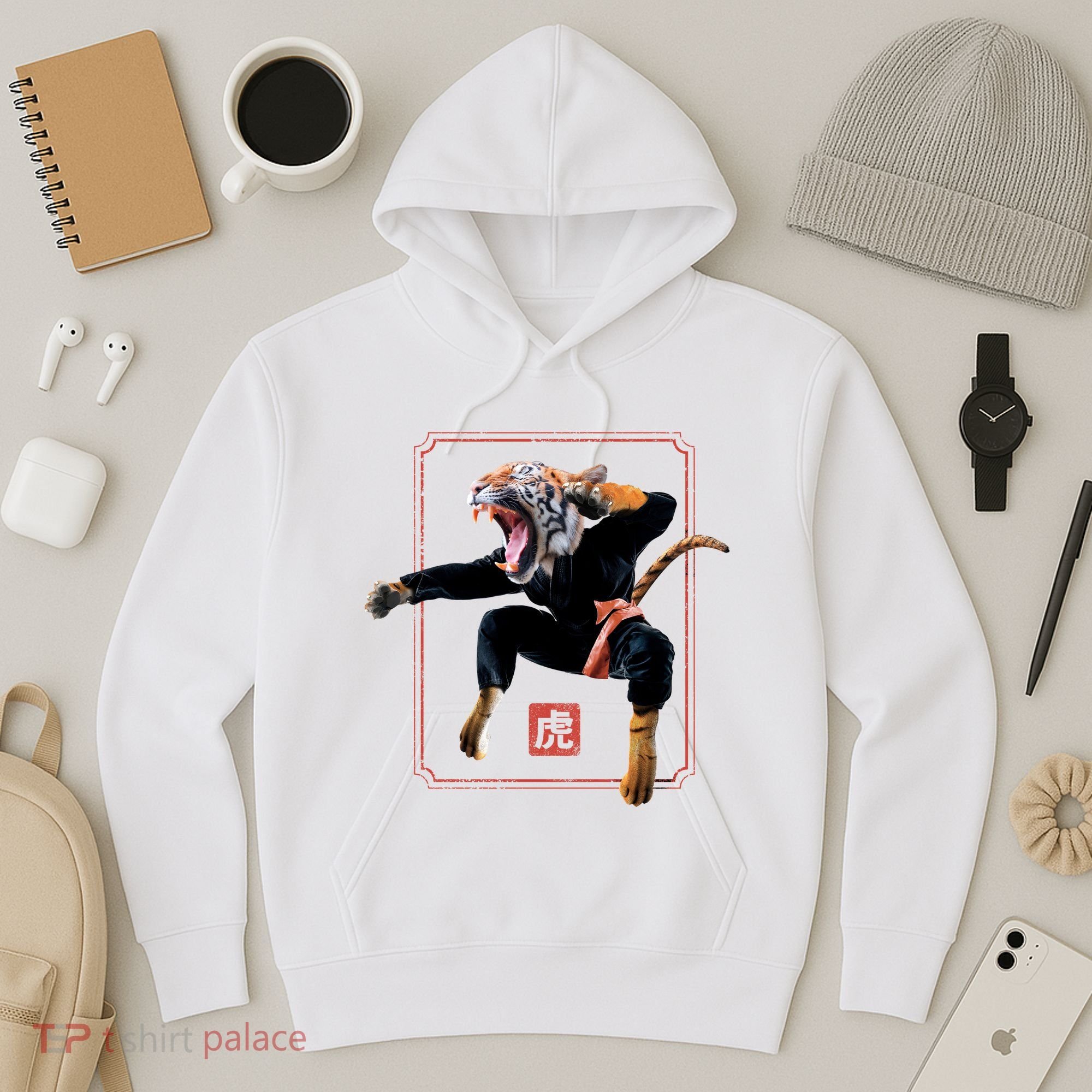 Kungfu Tiger Hoodie