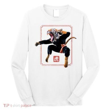 Kungfu Tiger Long Sleeve Shirt