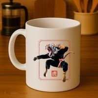 Kungfu Tiger Coffee Mug thumb 4