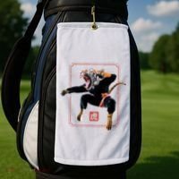 Kungfu Tiger Golf Towel thumb 2