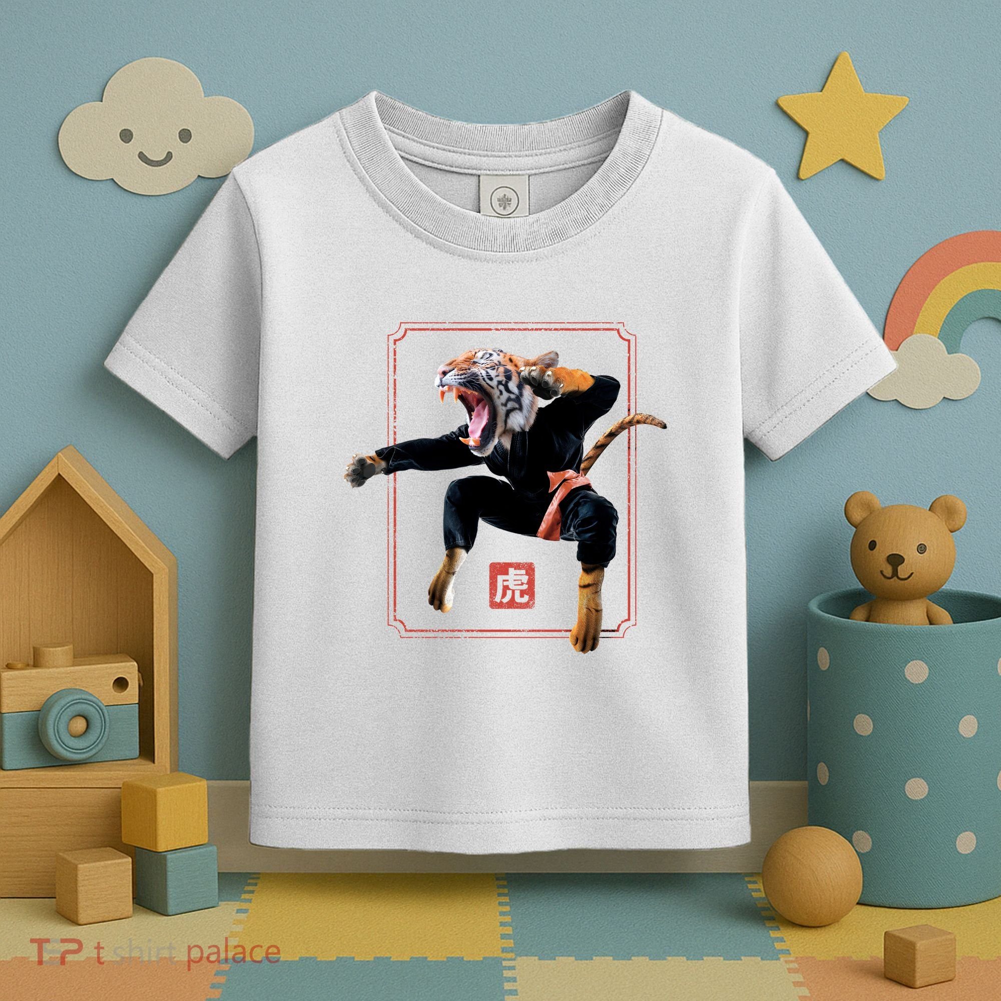 Kungfu Tiger Toddler T-Shirt