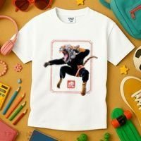 Kungfu Tiger Kids T-Shirt thumb 3