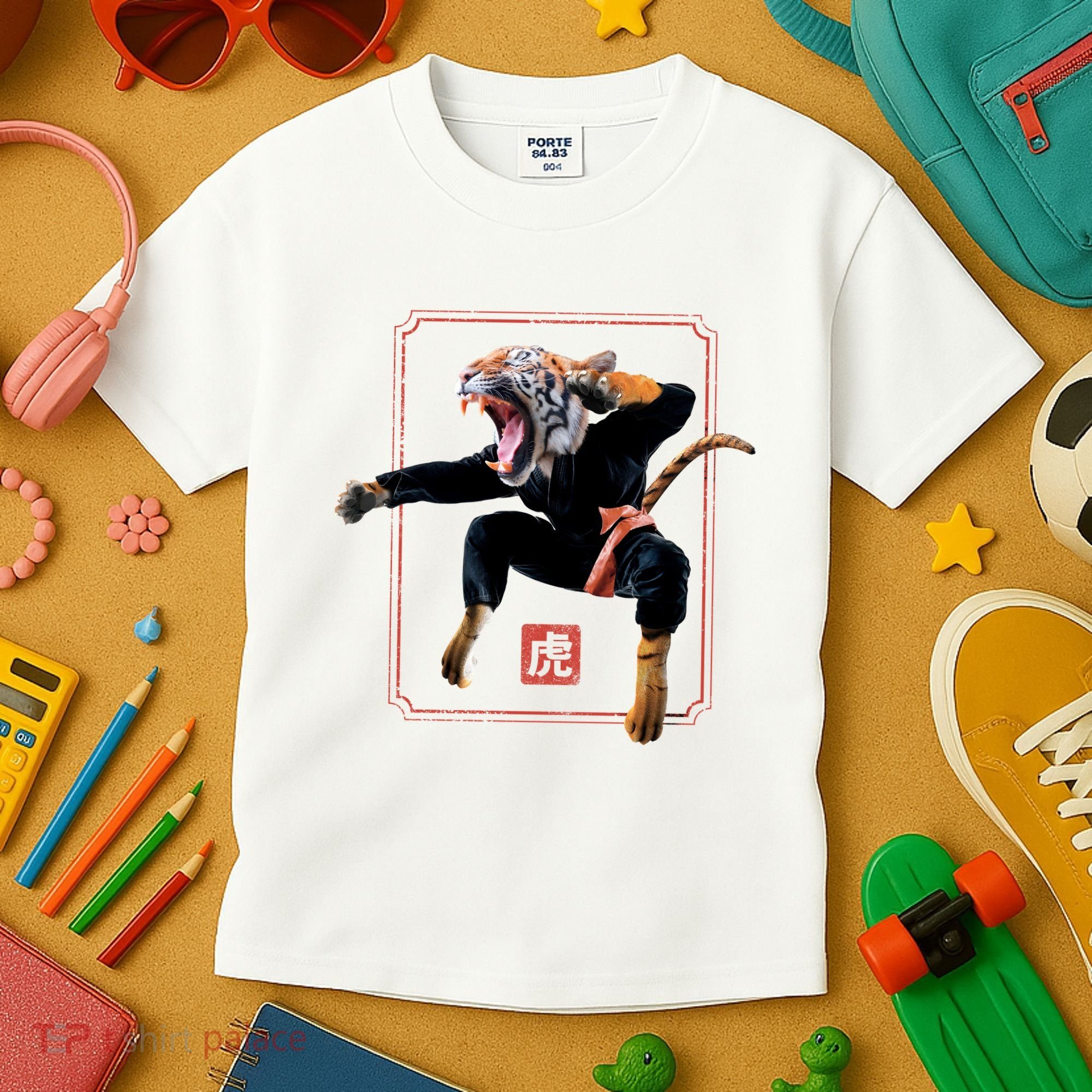 Kungfu Tiger Kids T-Shirt