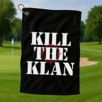 Kill The Klan Golf Towel thumb 1