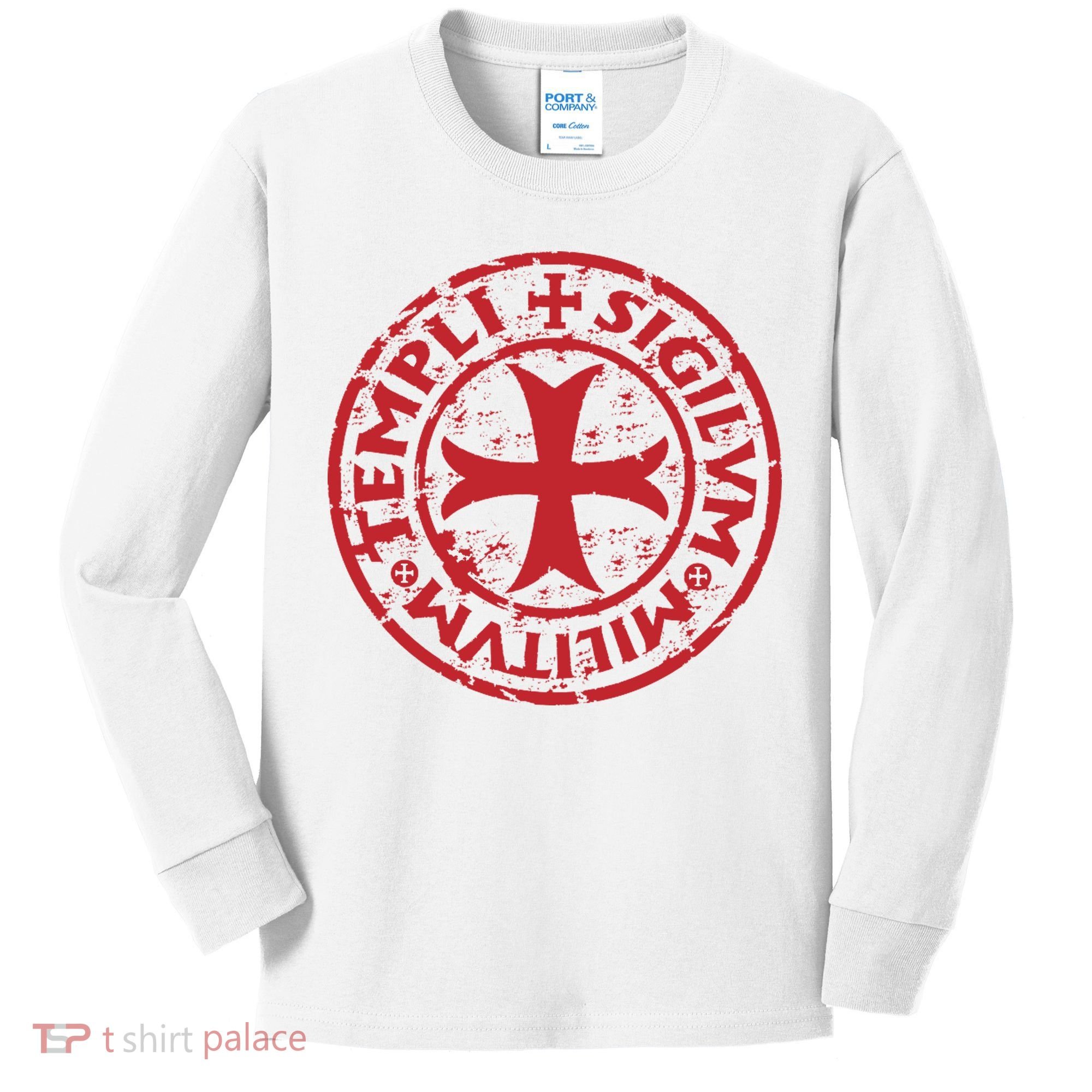Knights Templar Kids Long Sleeve Shirt