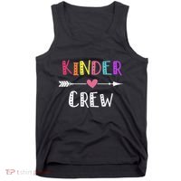 Kindergarten Teacher Kinder Crew First Day Of School Tank Top thumb 0