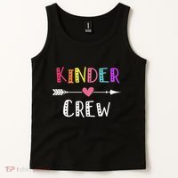 Kindergarten Teacher Kinder Crew First Day Of School Tank Top thumb 2