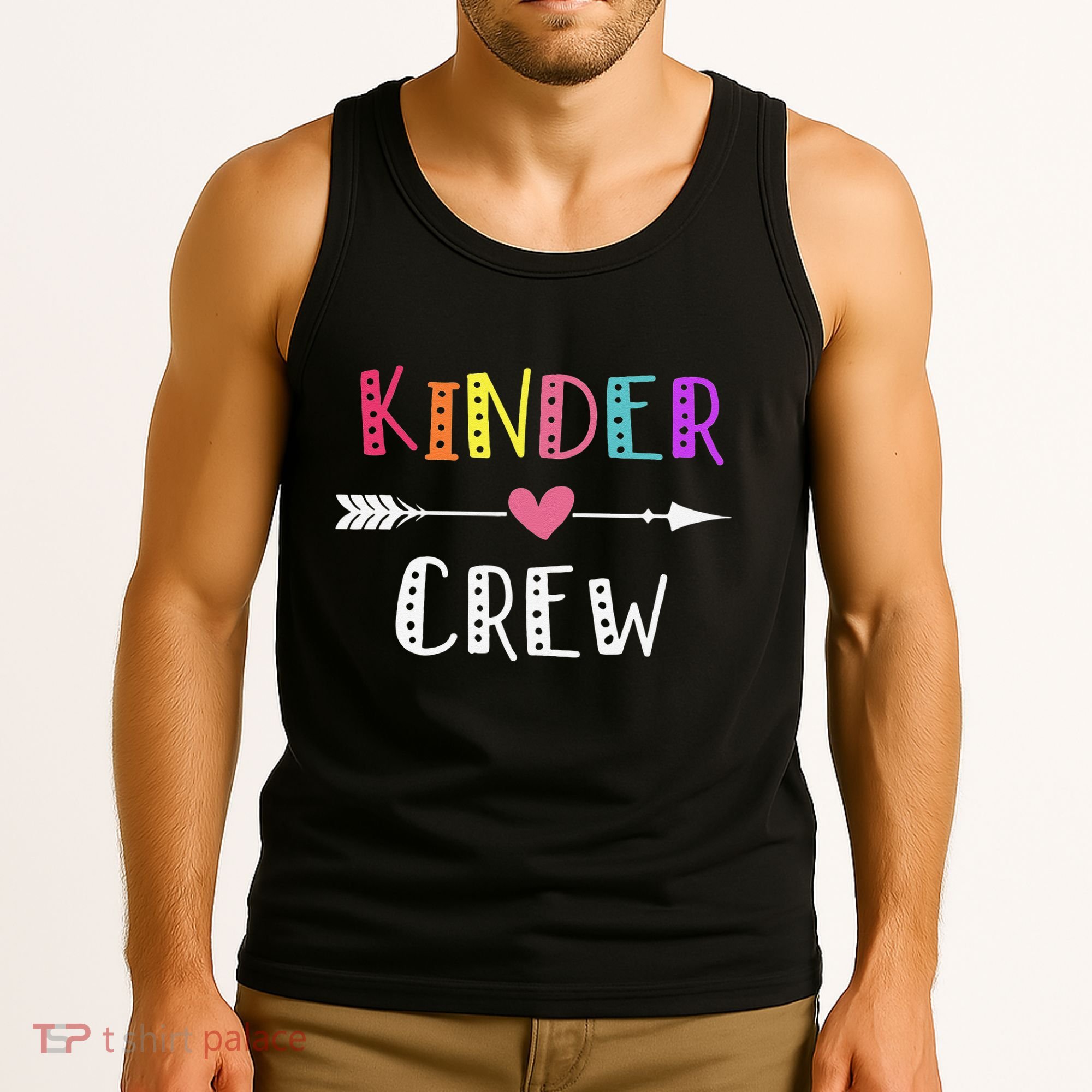 Kindergarten Teacher Kinder Crew First Day Of School Tank Top