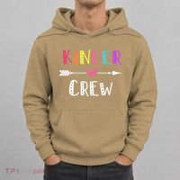 Kindergarten Teacher Kinder Crew First Day Of School Hoodie thumb 0
