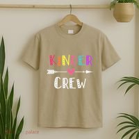 Kindergarten Teacher Kinder Crew First Day Of School T-Shirt thumb 2