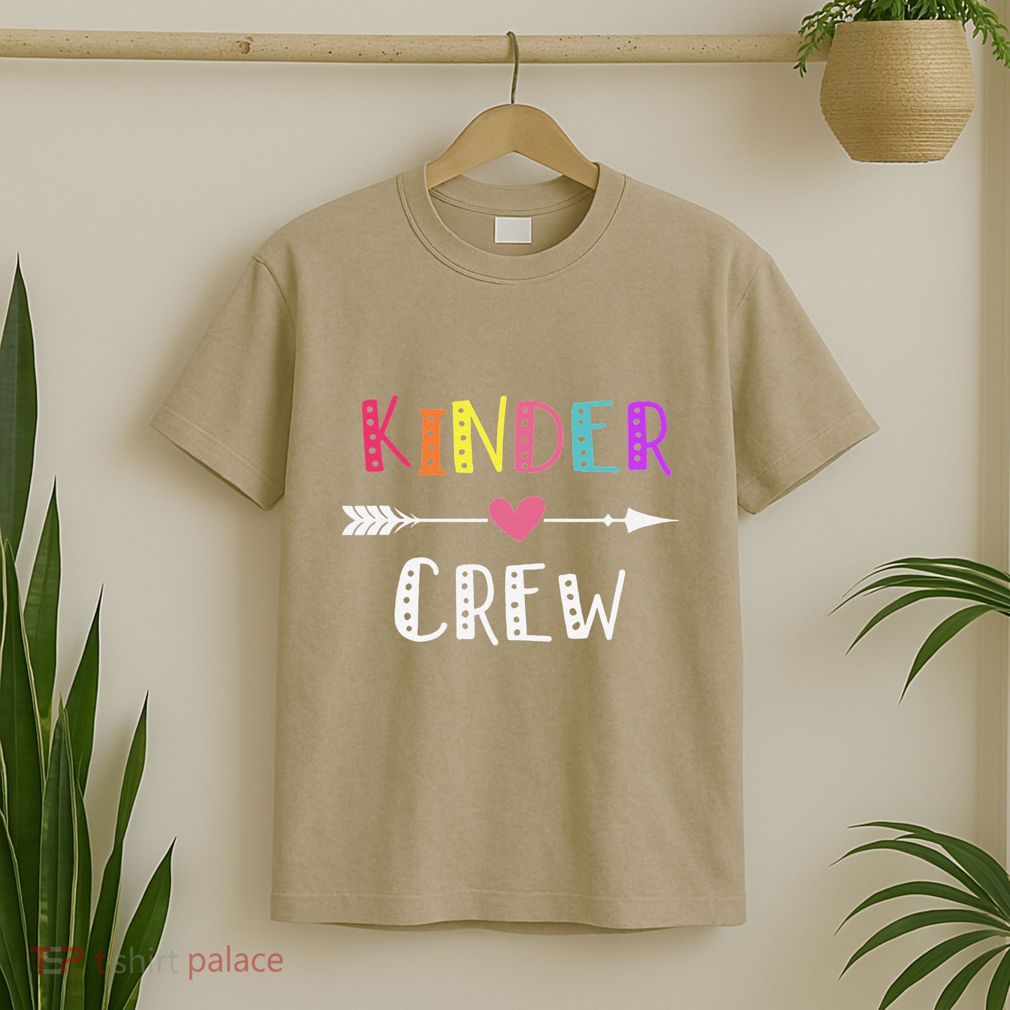 Kindergarten Teacher Kinder Crew First Day Of School T-Shirt