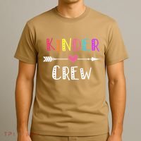 Kindergarten Teacher Kinder Crew First Day Of School T-Shirt thumb 3