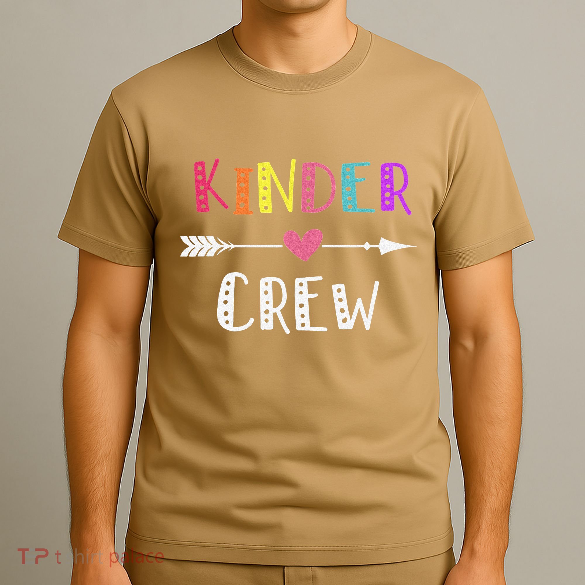 Kindergarten Teacher Kinder Crew First Day Of School T-Shirt
