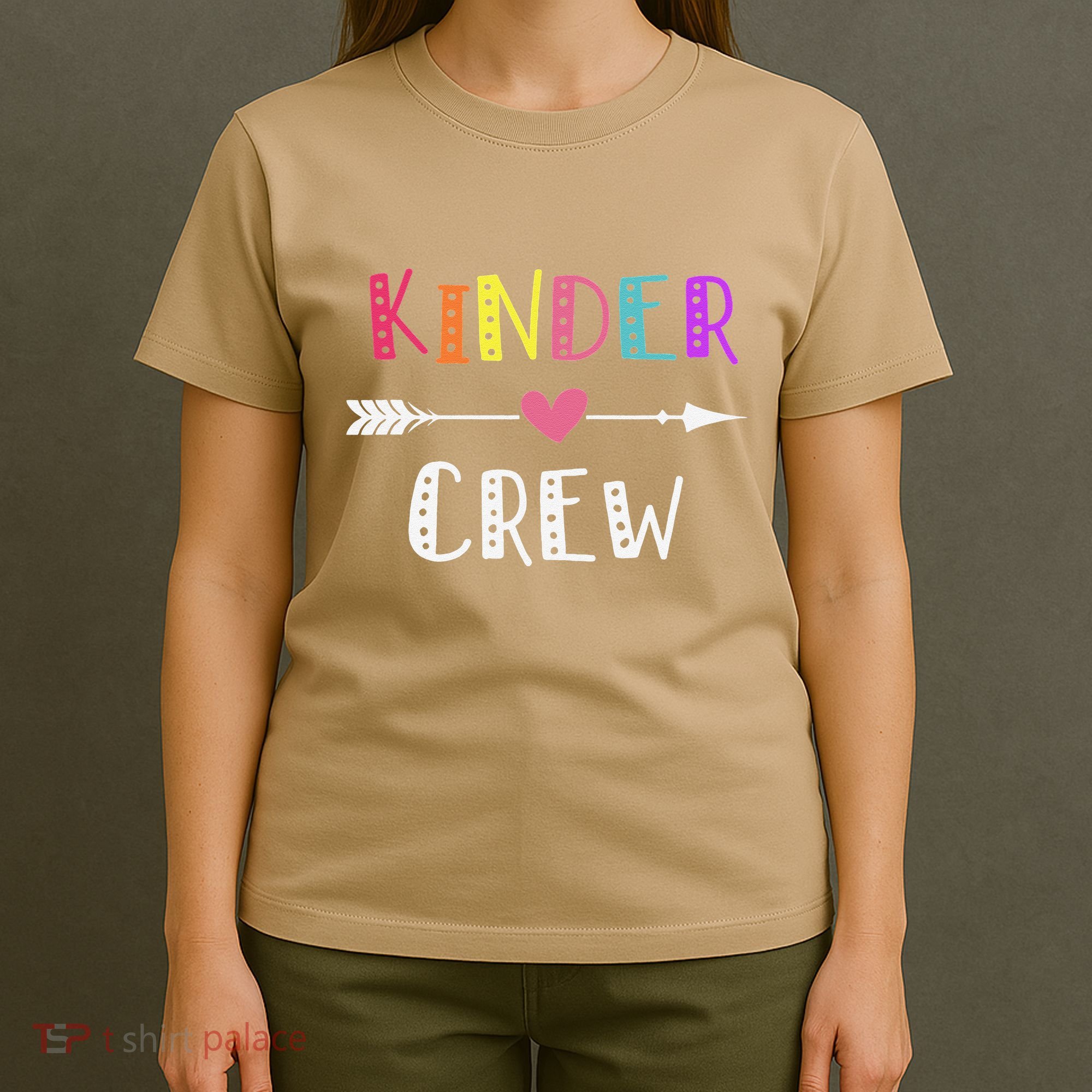 Kindergarten Teacher Kinder Crew First Day Of School T-Shirt