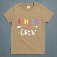 Kindergarten Teacher Kinder Crew First Day Of School T-Shirt thumb 5