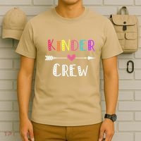 Kindergarten Teacher Kinder Crew First Day Of School T-Shirt thumb 6