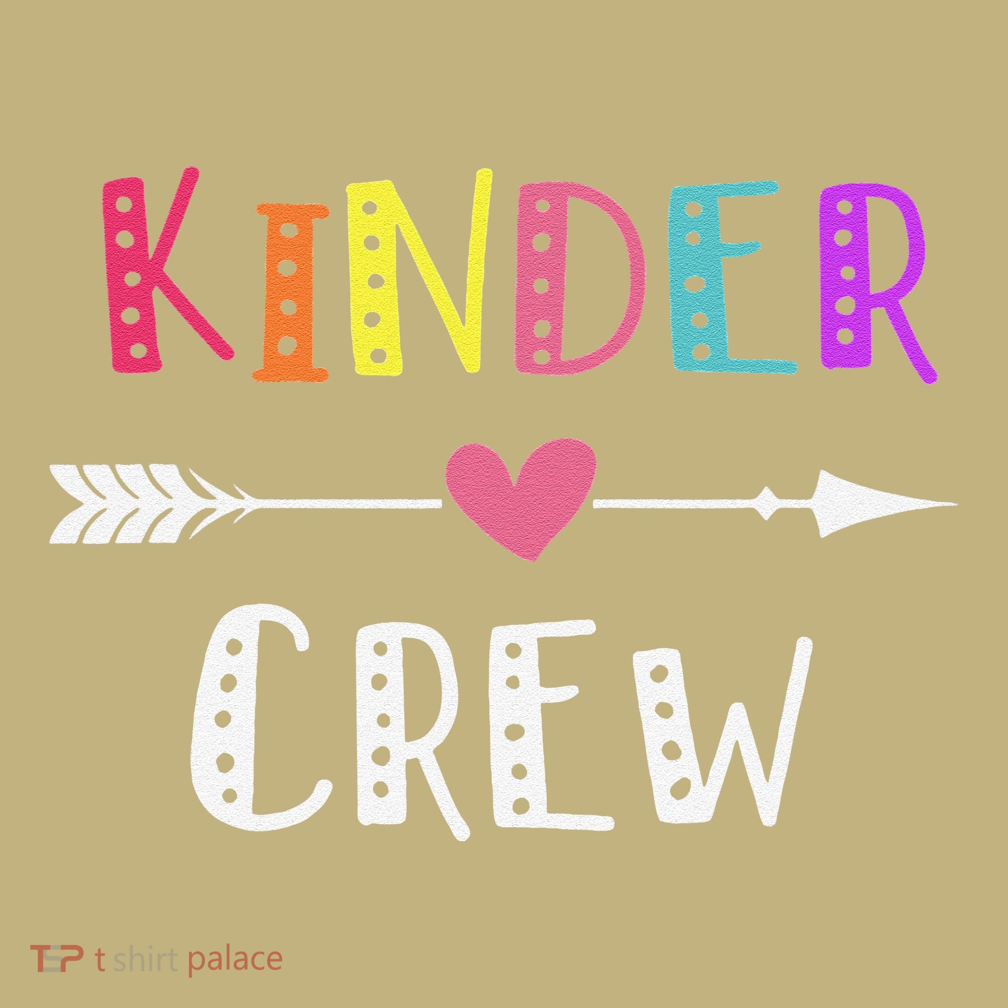 Kindergarten Teacher Kinder Crew First Day Of School T-Shirt