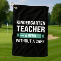 Kindergarten Teacher Kindergarten Teacher Gift Golf Towel thumb 1