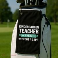Kindergarten Teacher Kindergarten Teacher Gift Golf Towel thumb 2