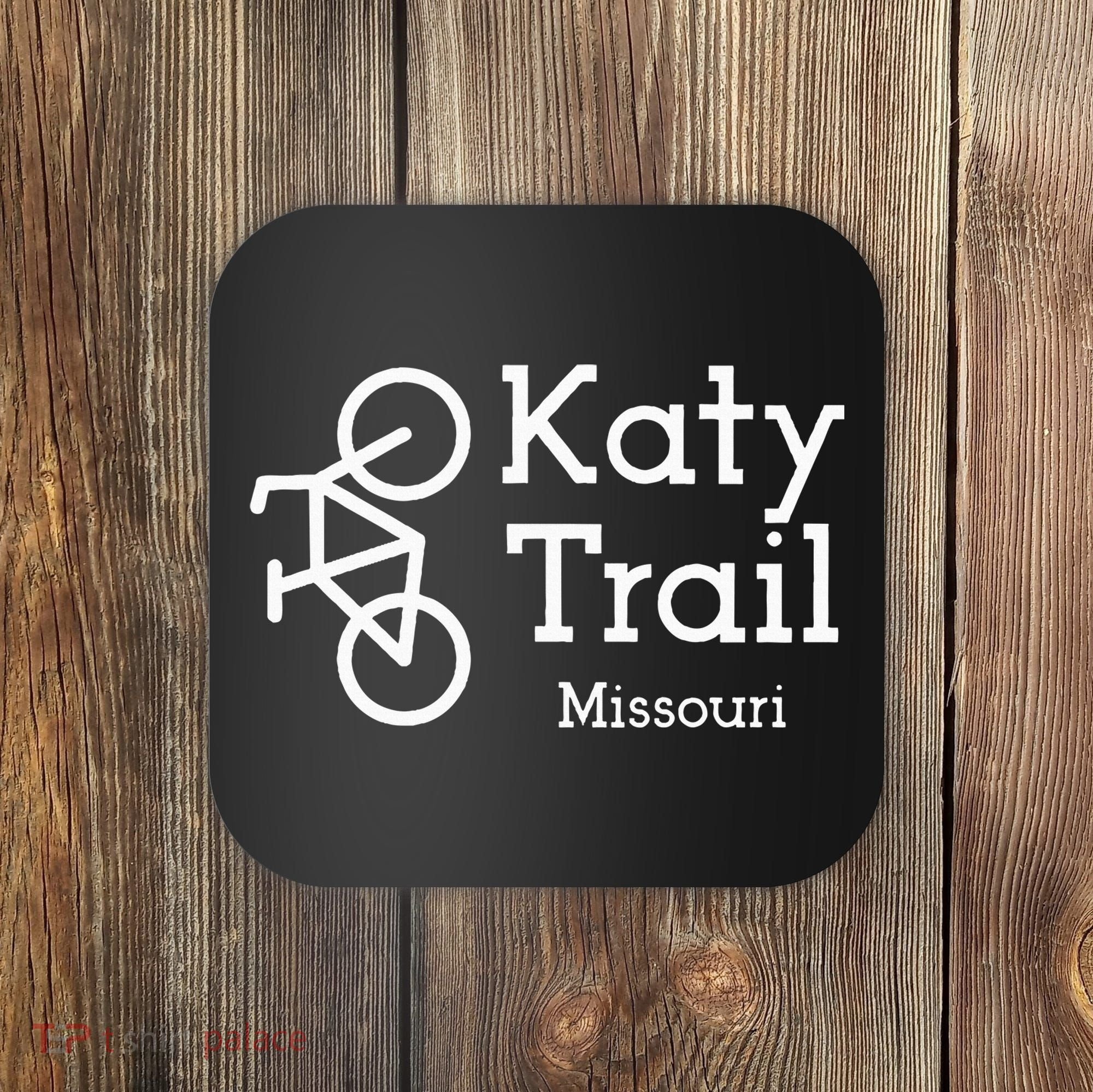 Katy Trail Missouri Biker Cyclist Wo Coaster