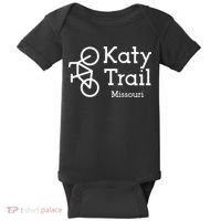 Katy Trail Missouri Biker Cyclist Wo Baby Bodysuit thumb 0