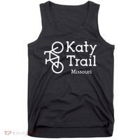Katy Trail Missouri Biker Cyclist Wo Tank Top thumb 0