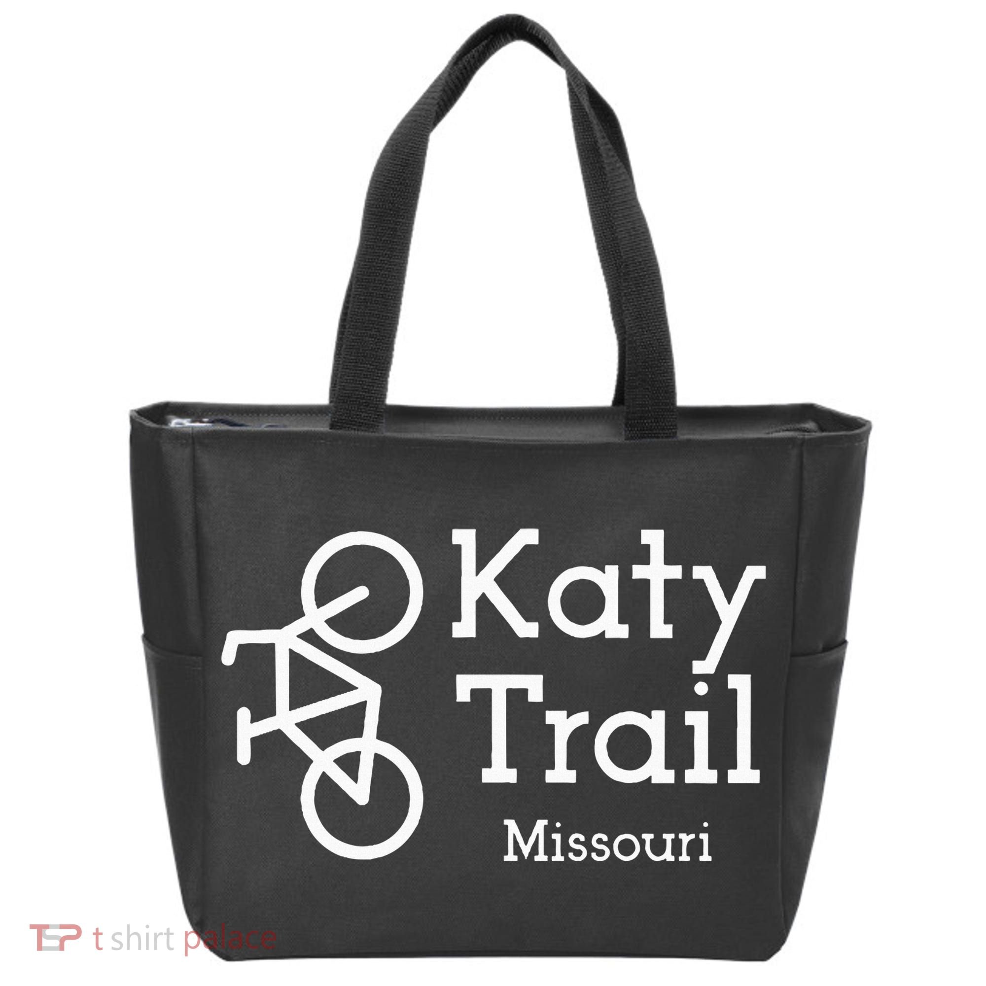 Katy Trail Missouri Biker Cyclist Wo Tote Bag