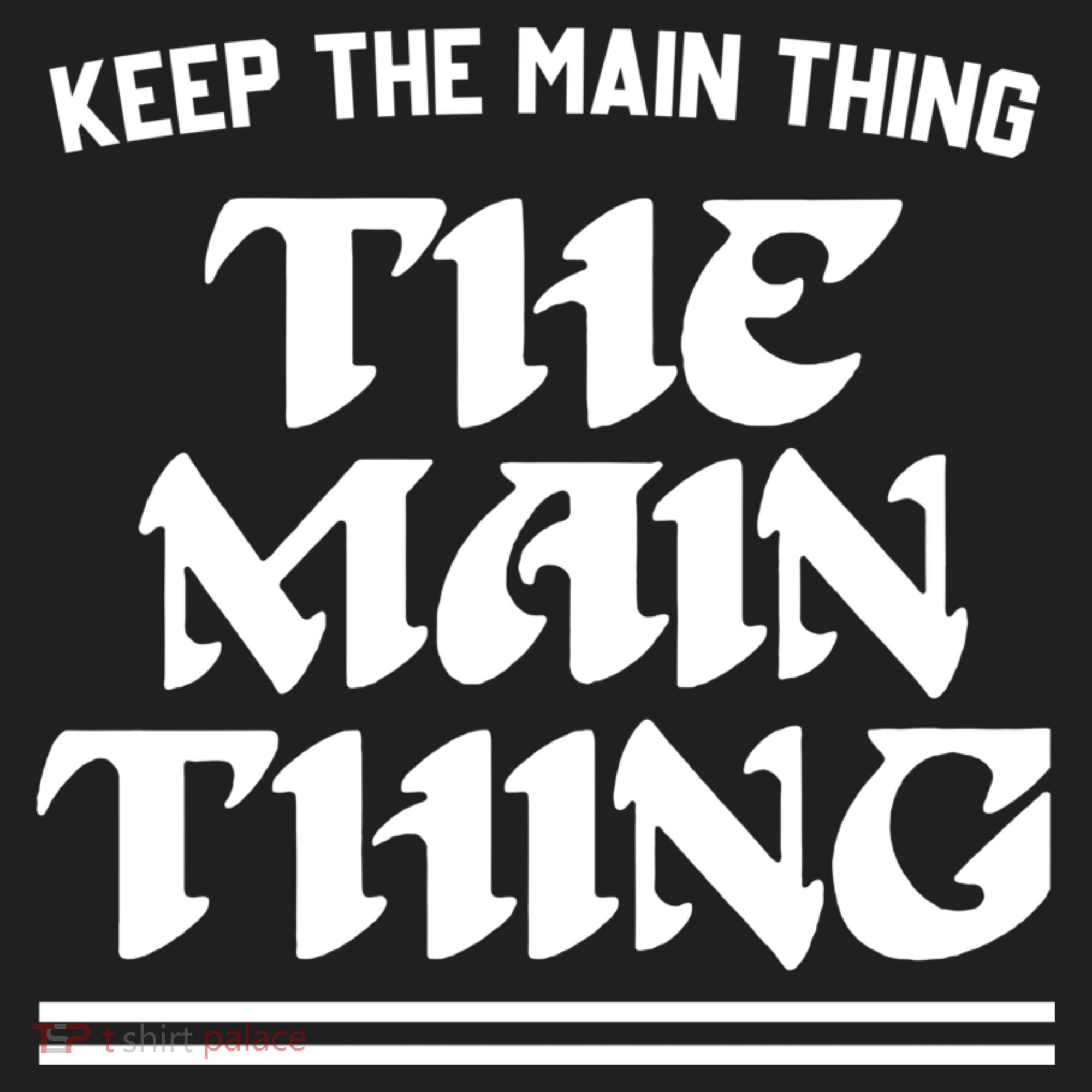 Keep The Main Thing The Main Thing Golf Towel