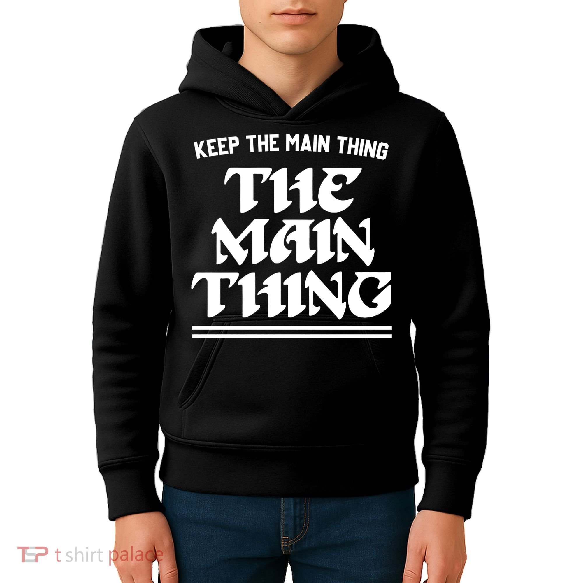 Keep The Main Thing The Main Thing Kids Hoodie
