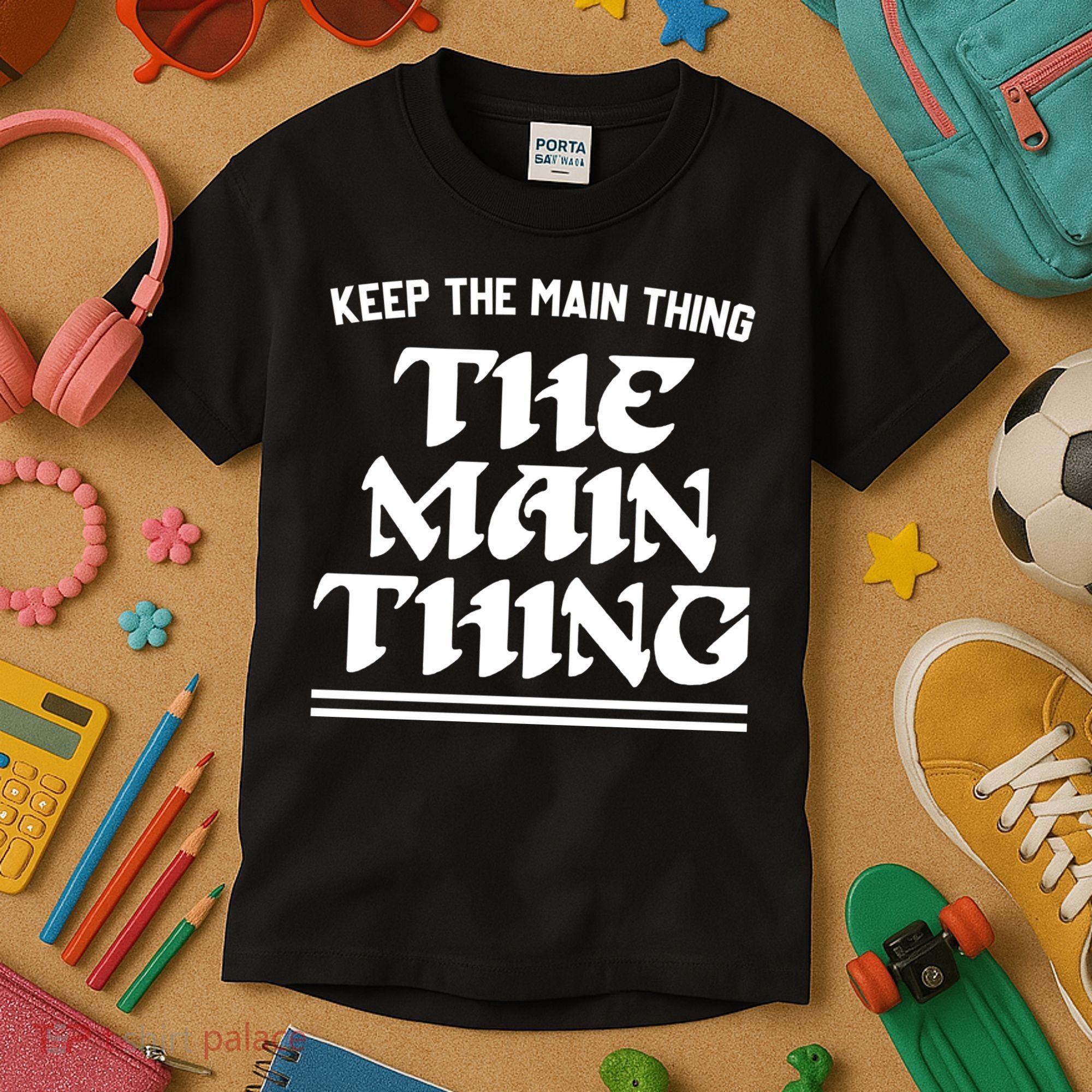 Keep The Main Thing The Main Thing Kids T-Shirt