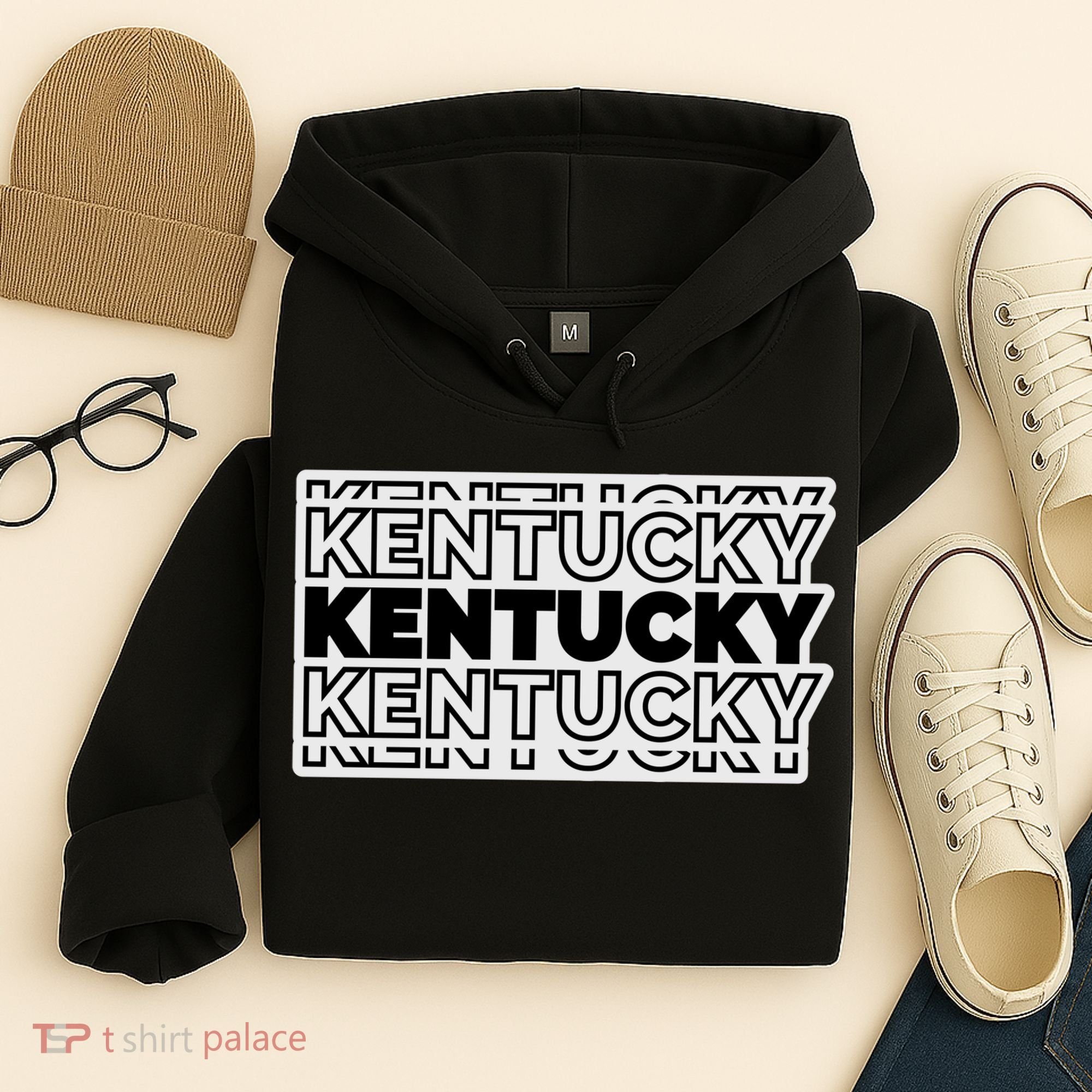 Kentucky Typography Mashup Hoodie